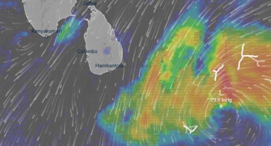 Depression Developing in the Bay of Bengal
